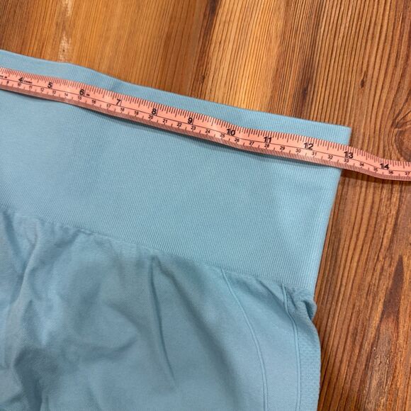 HALARA NWOT Seamless Flow High Waist Tummy Control Butt Lift Blue Leggings Large - Picture 10 of 11